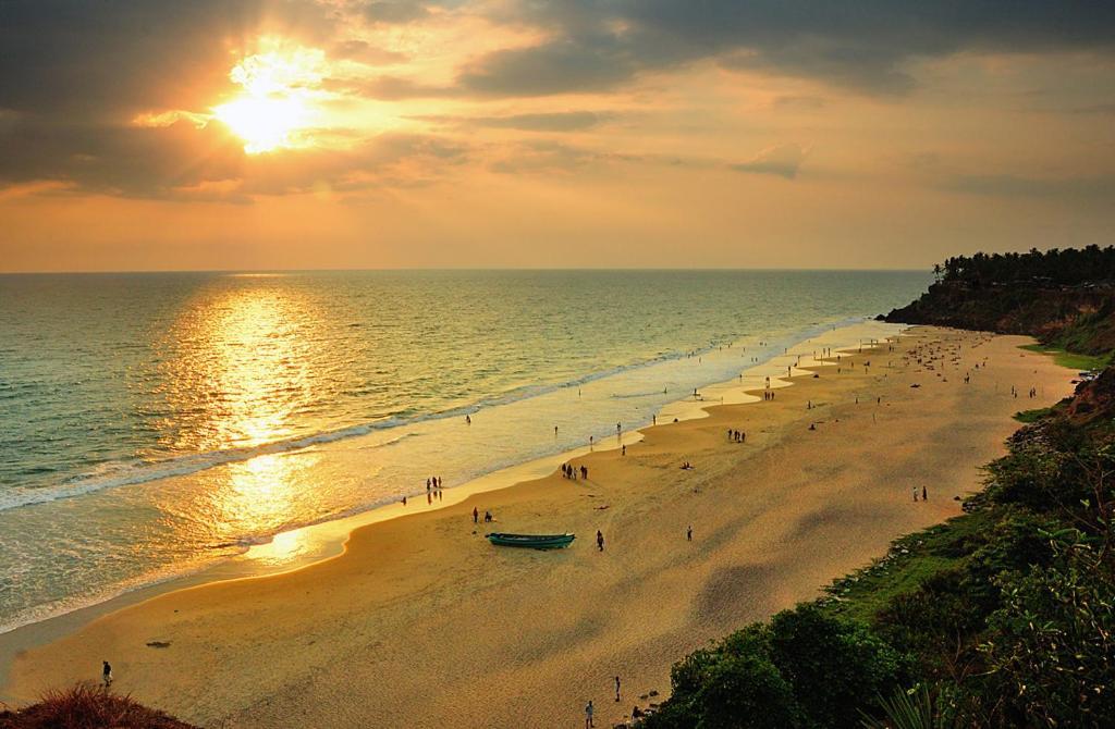 Kerala Bamboo house Hotel Varkala Bagian luar foto