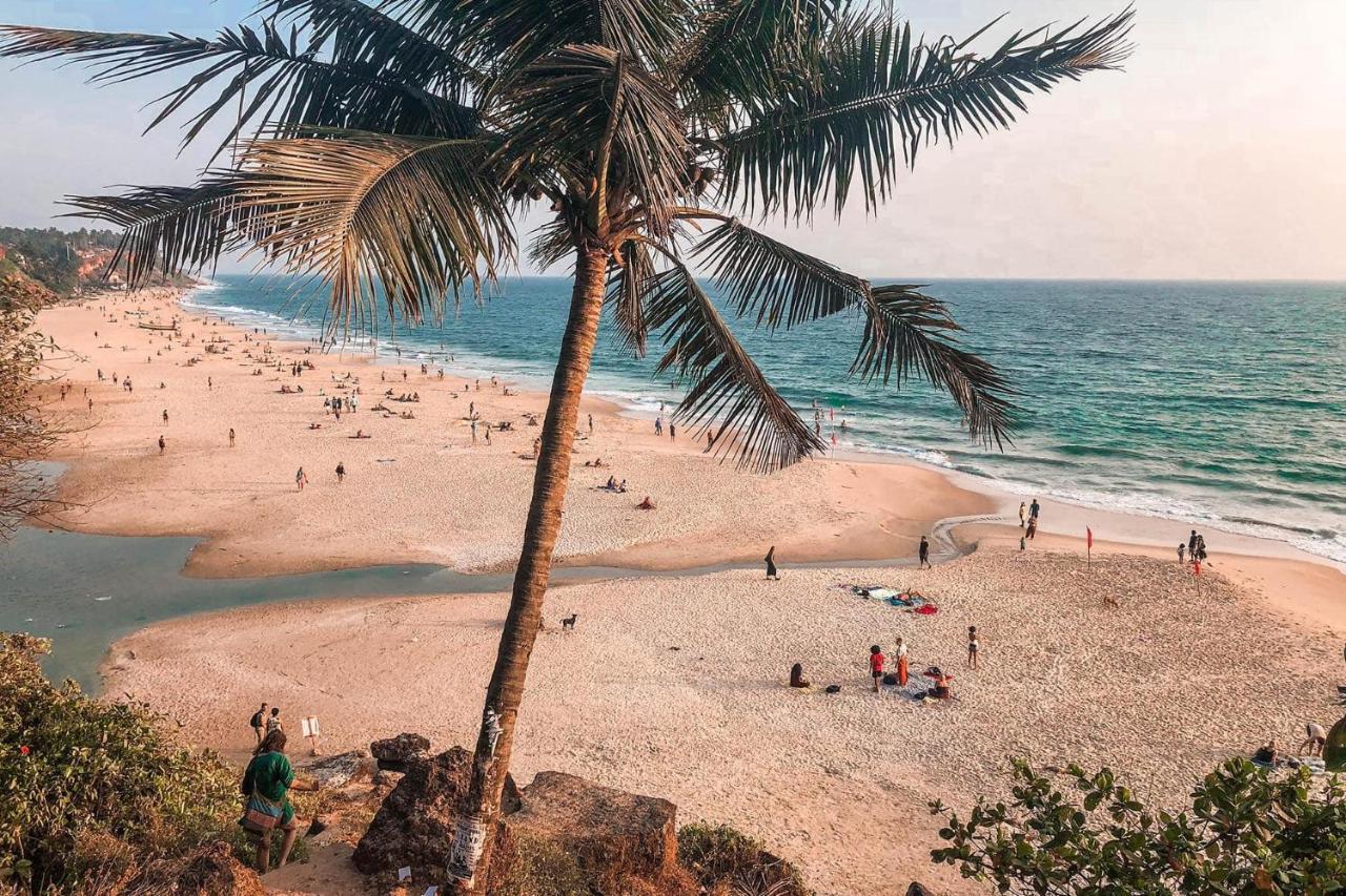 Kerala Bamboo house Hotel Varkala Bagian luar foto