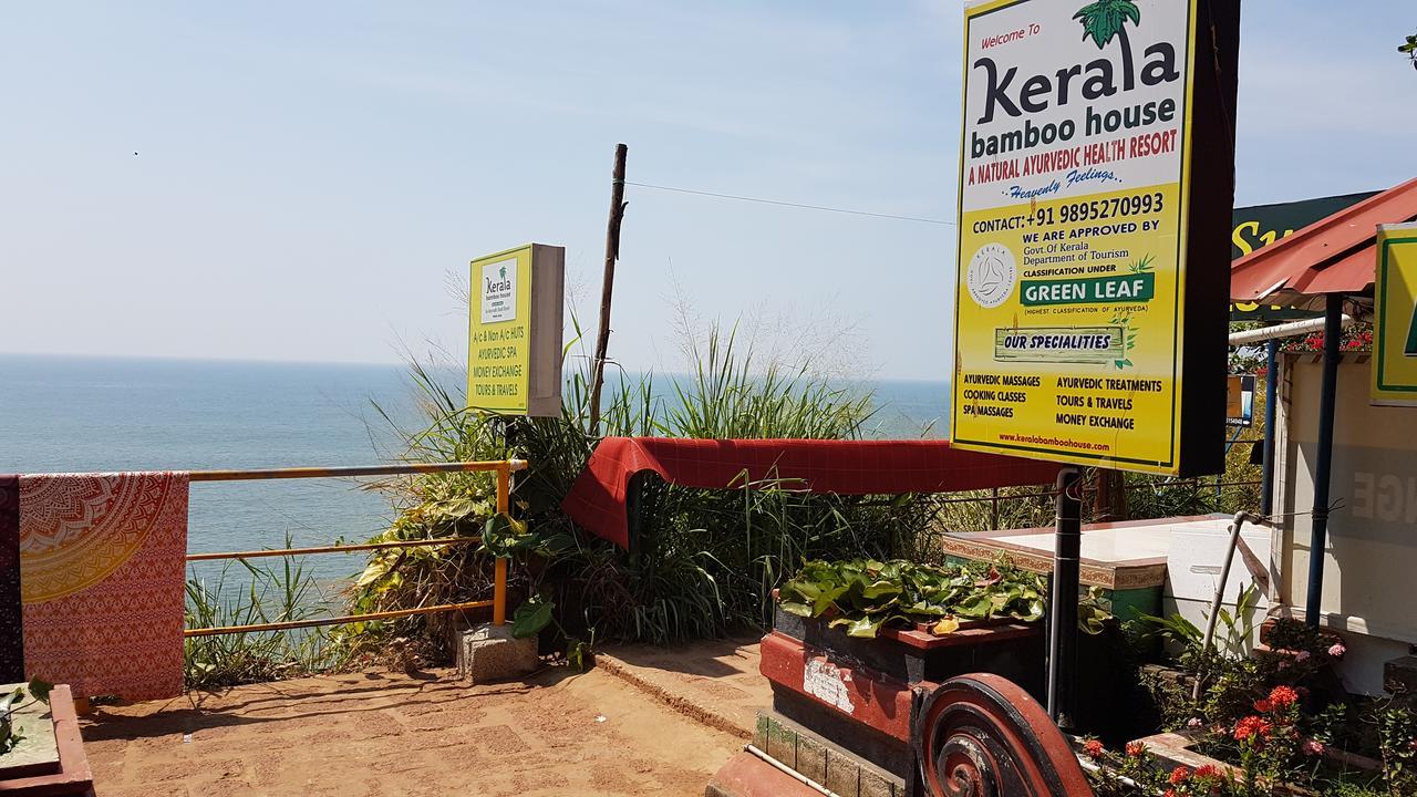 Kerala Bamboo house Hotel Varkala Bagian luar foto